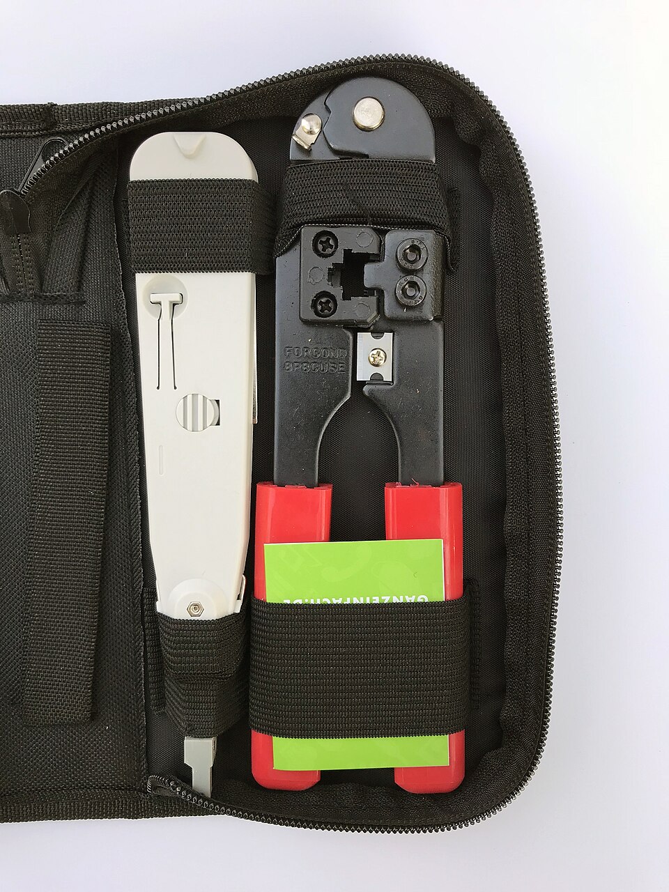 Photograph illustrating Structured cabling kit