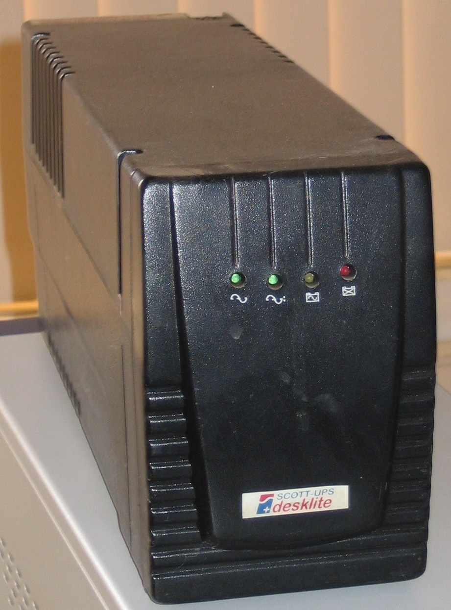 Photograph illustrating Uninterruptible power supply